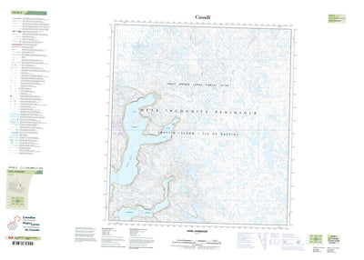 Natural Resources Canada Noel Harbour (025M02 CanTopo) digital map