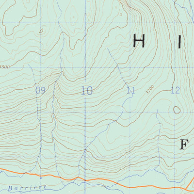 Natural Resources Canada North Barrière Lake, BC (082M05 CanMatrix) digital map