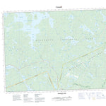 Natural Resources Canada Opeongo Lake, ON (031E09 CanTopo) digital map