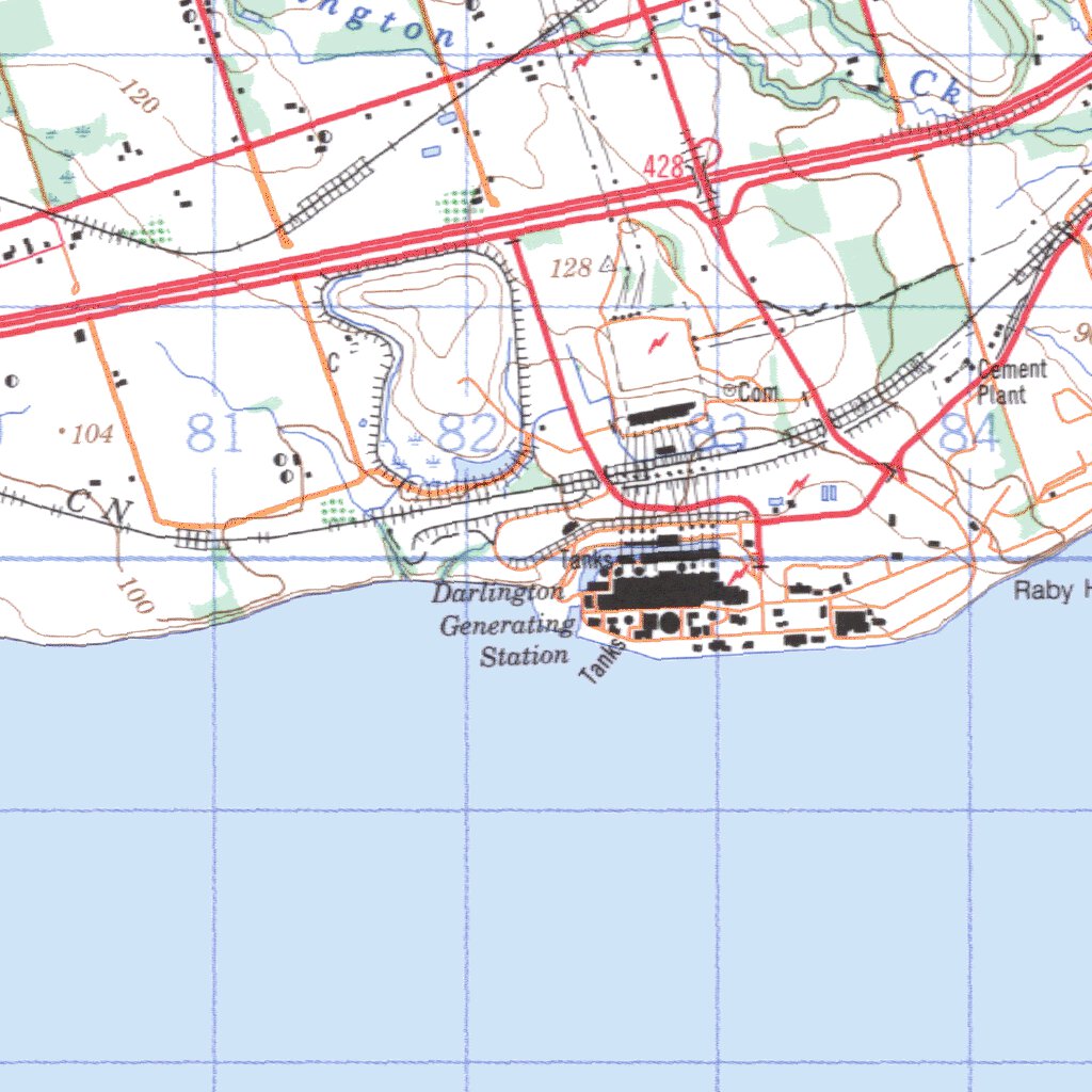 Oshawa, ON (030M15 CanMatrix) Map by Natural Resources Canada | Avenza Maps