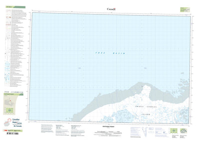 Natural Resources Canada Outcrop Point (037B08 CanTopo) digital map