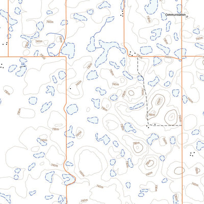 Natural Resources Canada Pangman, SK (072H10 Toporama) digital map