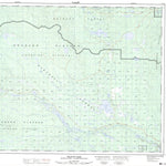 Natural Resources Canada Pelican Lake, BC (093G05 CanMatrix) digital map