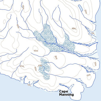Natural Resources Canada Perseverance Point (098H14 Toporama) digital map