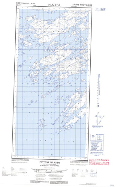Natural Resources Canada Petitot Islands West, NT (085H10 CanMatrix) digital map