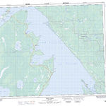 Natural Resources Canada Pine Dock, MB (062P10 CanMatrix) digital map