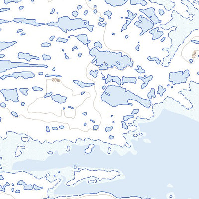 Natural Resources Canada Pistol Bay, NU (055K07 Toporama) digital map