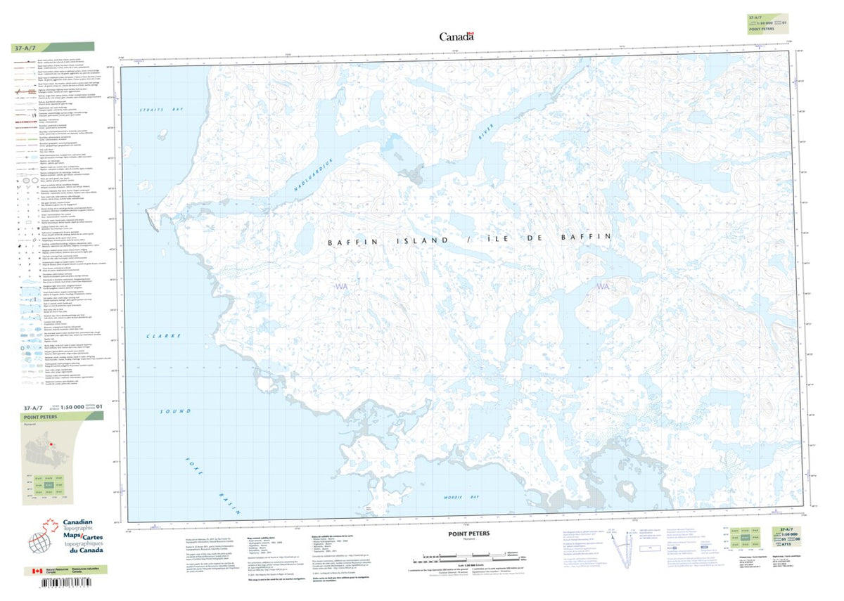Point Peters (037A07 CanTopo) Map by Natural Resources Canada | Avenza Maps