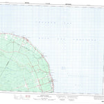 Natural Resources Canada Pointe Verte, NB (021P13 CanMatrix) digital map
