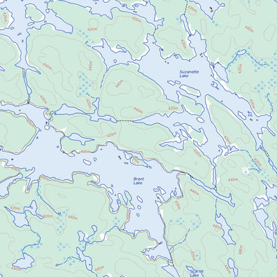 Natural Resources Canada Poohbah Lake, ON (052B05 Toporama) digital map
