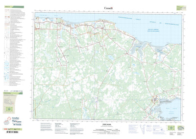 Natural Resources Canada Port Elgin, NB (021I01 CanTopo) digital map