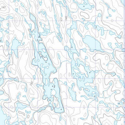 Natural Resources Canada Qallik Lake (036A13 CanTopo) digital map