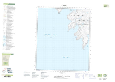Natural Resources Canada Queens Cape, NU (026H02 CanTopo) digital map