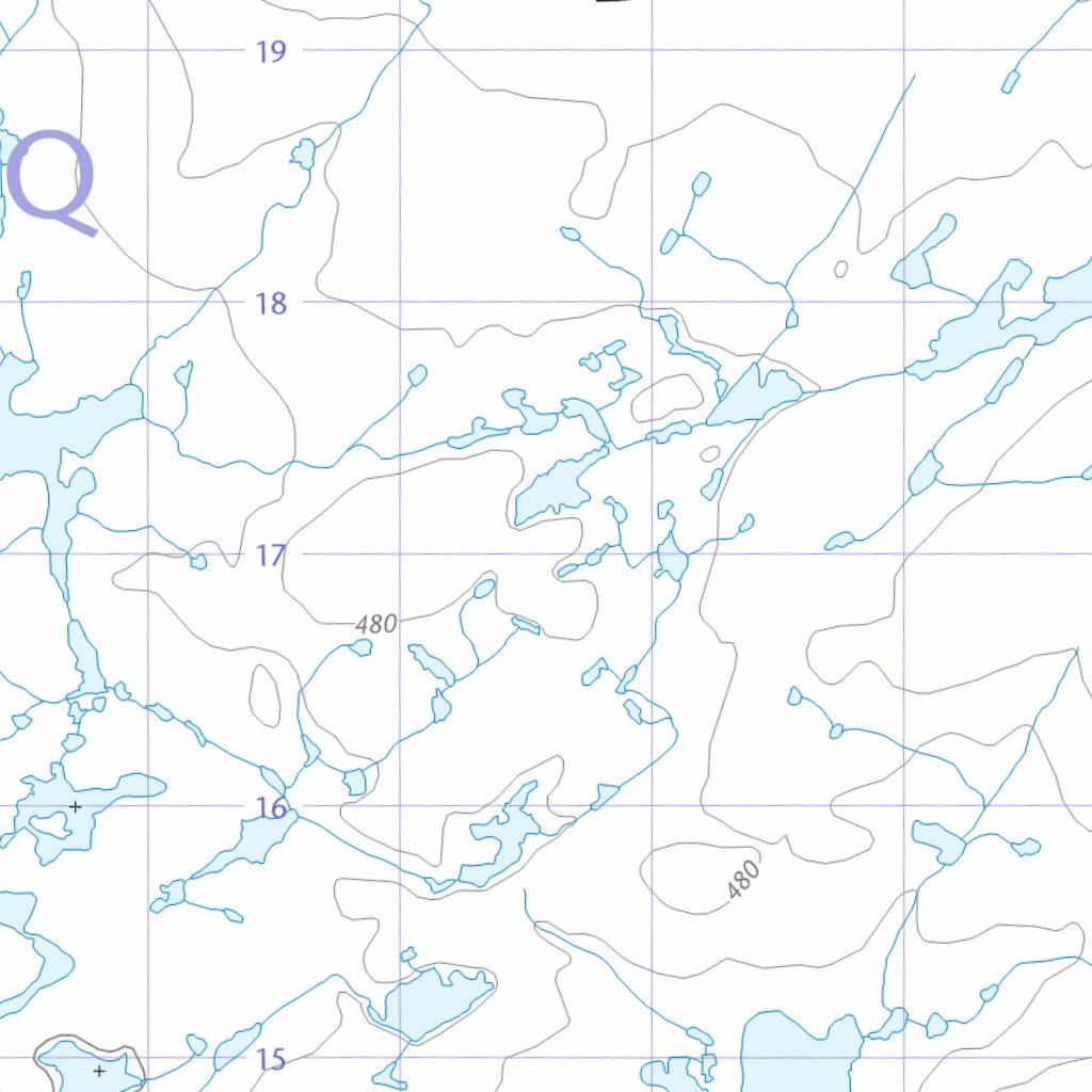 Canadian Ranger Instructor Map Ranger River (026J13 CanTopo) Map by Natural Resources Canada | Avenza Maps