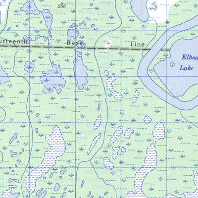 Natural Resources Canada Red Earth Lake, MB (063F10 CanMatrix) digital map