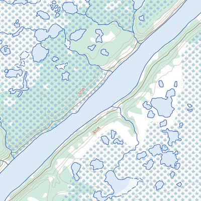 Natural Resources Canada Red Head Rapids, MB (054L02 Toporama) digital map