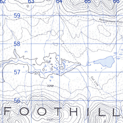 Natural Resources Canada Redfern Lake East, BC (094G05 CanMatrix) digital map