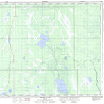 Natural Resources Canada Reedy Lake, MB (063B07 CanMatrix) digital map