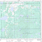 Natural Resources Canada Reita Lake, AB (073L01 CanMatrix) digital map