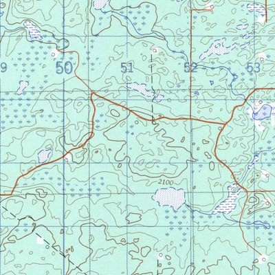 Natural Resources Canada Reita Lake, AB (073L01 CanMatrix) digital map