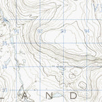Natural Resources Canada Rimrock Lake East, NU (037E12 CanMatrix) digital map