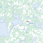 Natural Resources Canada Robson Lake, MB (053K03 Toporama) digital map