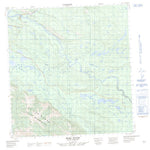 Natural Resources Canada Ross River, YT (105F16 CanMatrix) digital map