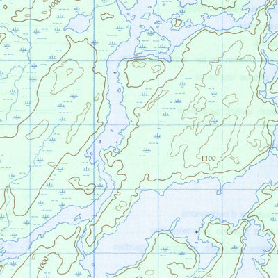 Natural Resources Canada Ruisseau Lucky Strike, QC (032J12 CanMatrix) digital map
