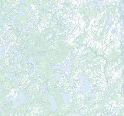 Natural Resources Canada Rusnak Lake, MB (064H09 Toporama) digital map