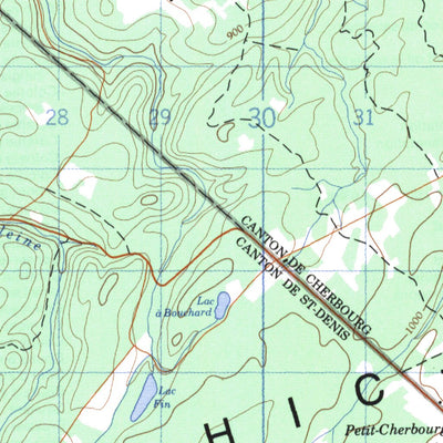 Natural Resources Canada Sainte-Félicité, QC (022B14 CanMatrix) digital map