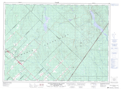 Natural Resources Canada Sainte-Perpétue-De-L'Islet, QC (021N04 CanMatrix) digital map