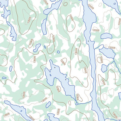 Natural Resources Canada Salmon Lake, NT (075C13 Toporama) digital map