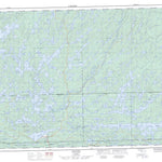 Natural Resources Canada Sapawe, ON (052B14 CanMatrix) digital map