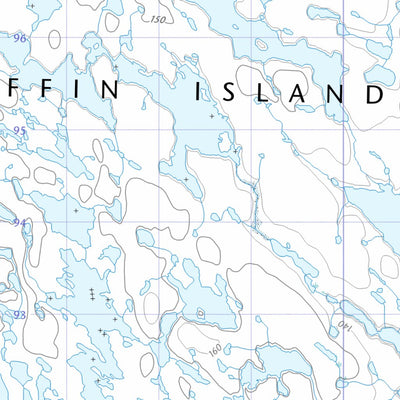 Natural Resources Canada Saunders River (036C16 CanTopo) digital map