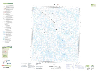 Natural Resources Canada Scarp Lake (036C15 CanTopo) digital map