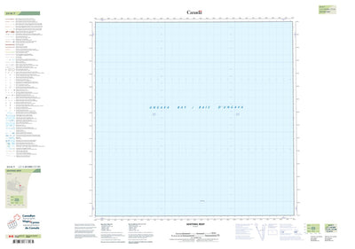 Natural Resources Canada Sentinel Reef (024N07 CanTopo) digital map