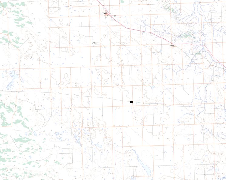 Shackleton, SK (072K10 Toporama) Map by Natural Resources Canada ...