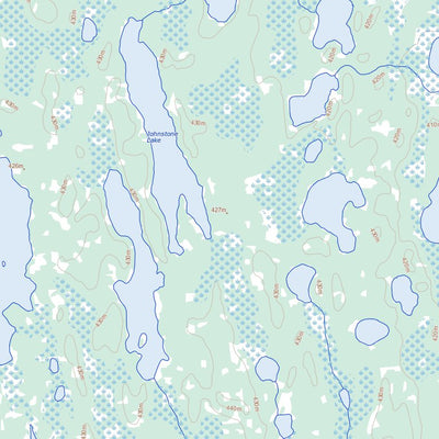 Natural Resources Canada Shagwenaw Lake, SK (073O13 Toporama) digital map