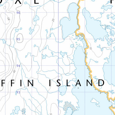Natural Resources Canada Shukbuk Bay (036B15 CanTopo) digital map