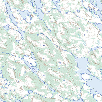 Natural Resources Canada Spot Lake, NL (013L12 Toporama) digital map