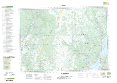 Natural Resources Canada St. Anns Harbour, NS (011K07 CanTopo) digital map