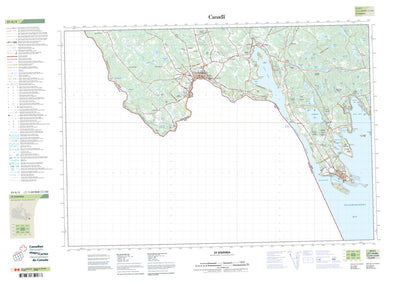 Natural Resources Canada St. Stephen, NB (021G03 CanTopo) digital map