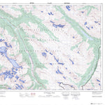 Natural Resources Canada Sunwapta Peak, AB (083C06 CanMatrix) digital map