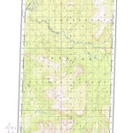 Natural Resources Canada Swan Lake East, BC (104O14 CanMatrix) digital map