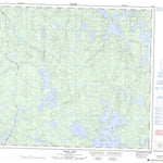 Natural Resources Canada Takipy Lake, MB (063N07 CanMatrix) digital map