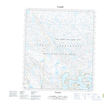 Natural Resources Canada Tellik Inlet, NU (036C07 CanTopo) digital map