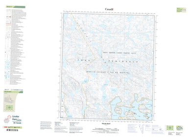 Natural Resources Canada Tellik Inlet, NU (036C07 CanTopo) digital map