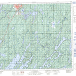 Natural Resources Canada Thompson, MB (063P12 CanMatrix) digital map