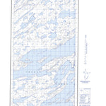 Natural Resources Canada Thubun Lakes West, NT (075E12 CanMatrix) digital map