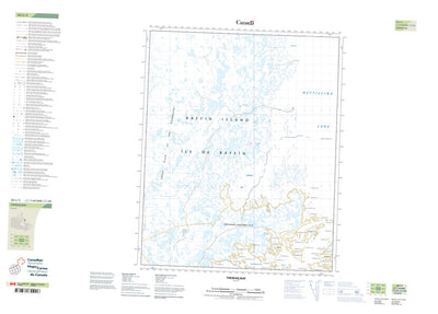 Natural Resources Canada Tikiraq Bay (026L03 CanTopo) digital map